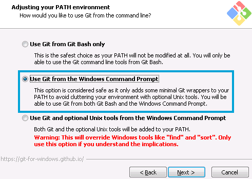 unfuddle git not recognized