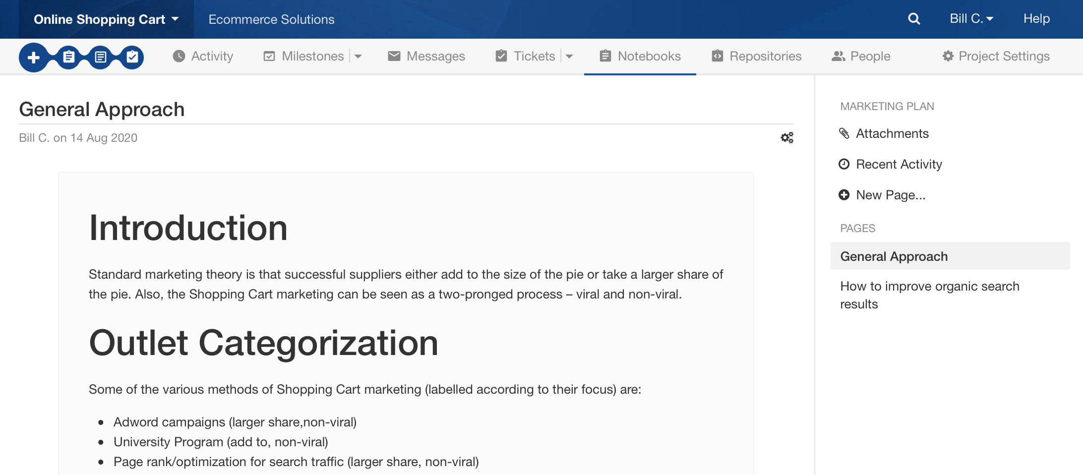 Unfuddle STACK Notebooks