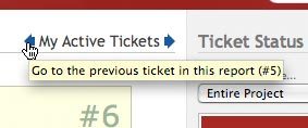 Improved Ticket Navigation